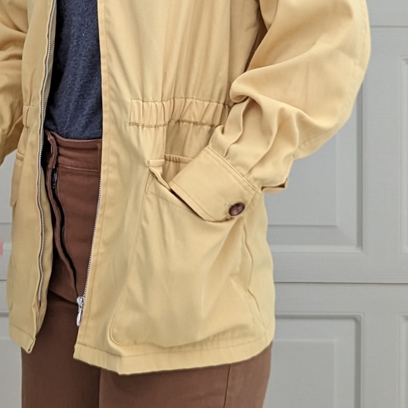 vintage ESPRIT spring weight jacket 90's does 40's S - Picture 6 of 13